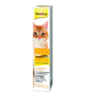 Паста для котів GimCat DUO PASTE Multi-vitamin 12 vitamins with cheese 12 вітамінів та сир, 50 г GimCat - 1 - 4002064421841
