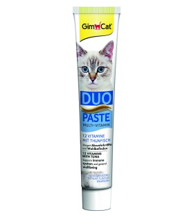 Паста для котів GimCat DUO PASTE Multi-vitamin 12 vitamins with tuna 12 вітамінів та тунець, 50 г GimCat - 1 - 4002064421858 2