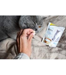 Вітамінізовані ласощі для котів GimCat MilkBits з молоком, 40 г GimCat - 1 - 4002064418735 2
