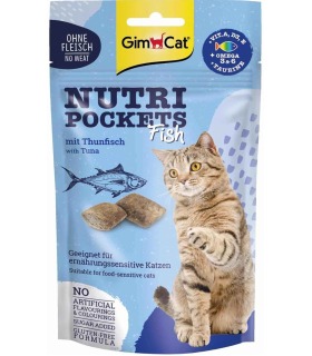 Ласощі для котів GimCat Nutri Pockets Fish Тунець 60 г GimCat - 1 - 4002064419633
