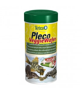 Корм Tetra пластинки для травоїдних донних рибок Тетра Плеко Веджі Вафер 250мл Tetra - 1 - 4004218199118