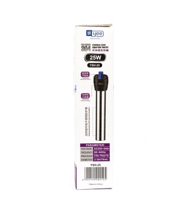 Обігрівач для акваріума Yee YSH-25 металевий 19 см, 25 Вт - 3 - 6922192902105