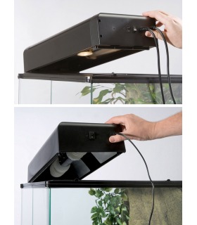 Світильник ExoTerra COMPACT TOP для ультрафіолетових ламп в тераріумі пластик метал 30*9*15см Exo Terra - 1 - 015561222259 2