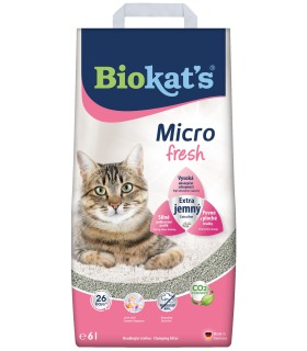 Наповнювач Biokats для котячого туалету Micro Fresh 6 л Biokat's - 1 - 4002064613925