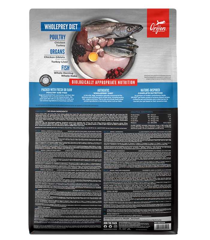 Сухий корм для собак усіх порід та всіх вікових груп ORIJEN ORIGINAL Dog  з птицею та рибою Orijen - 2 - 
