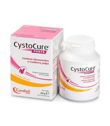 Харчова добавка для котів та собак Candioli Cystocure FORTE при циститі  - 1 - 