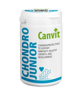 Хачова добавка для здорового розвитку цуценят та юніорів Canvit CHONDRO JUNIOR 230 г  - 1 - 