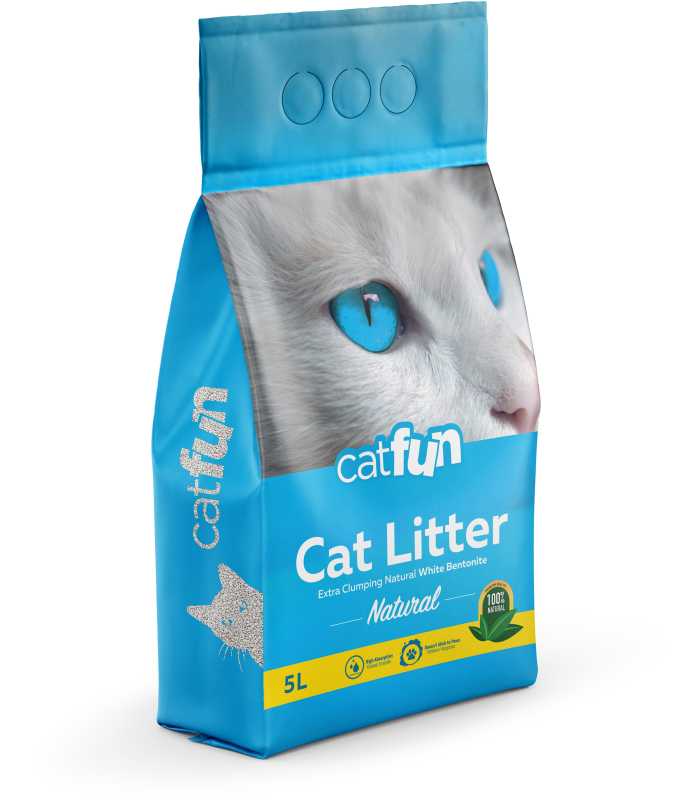 Бентонітовий наповнювач для котячих туалетів Catfun "Natural" без ароматизатору Catfun - 1 - 8683655071520