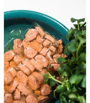 Корм вологий Half&Half для дорослих котів, шматочки з лососем у желе у формі пауча Half&Half HH_040485
 - 6 - 20901