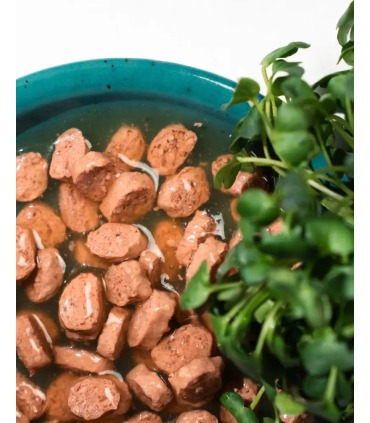 Корм вологий Half&Half для дорослих котів, шматочки з качкою у соусі у формі пауча Half&Half - 5 - 