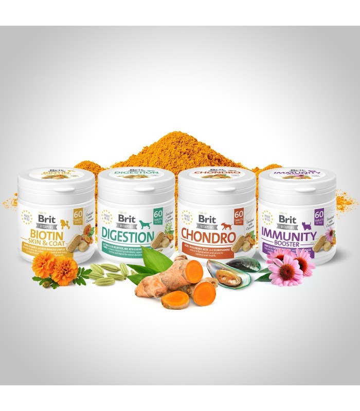 Вітаміни для собак Brit Vitamins Digestion для травлення 60 таб Brit Care - 3 - 112290 8595602571697