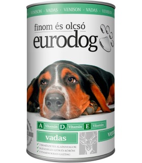 Корм вологий для собак EuroDog Venison шматочки в желе з олениною EuroDog - 1 - 