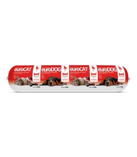 Корм вологий для собак та котів EuroDog/EuroCat Salami Beef салямі з яловичиною 1 кг EuroDog / EuroCat 350767 5999884350767