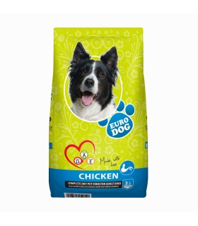 Корм cухий для собак EuroDog Chicken з курятиною EuroDog 350873 350859 5999884350873 5999884350859