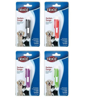 Пінцет для видалення кліщів Trixie пластиковий механічний Trixie - 1 -  2