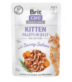 Корм Brit Care вологий для кошенят Бріт Кеа Кет філе в желе з пікантним лососем 85г Brit Care - 1 - 8595602540594