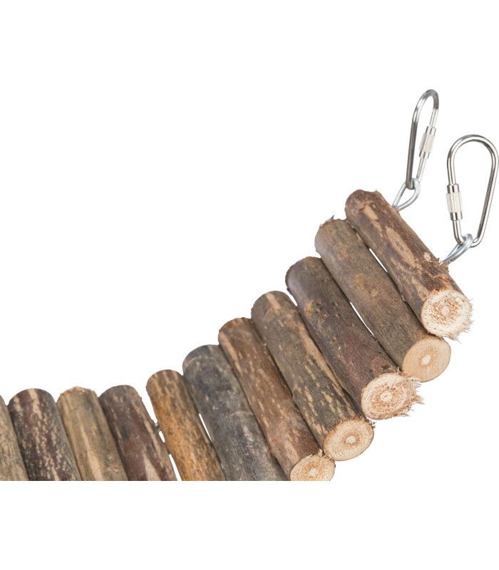 Підвісний міст для клітки Trixie для хом’яків, птахів та мишей, верба, 61x8 см Trixie 51700 - 3 - 4011905517001