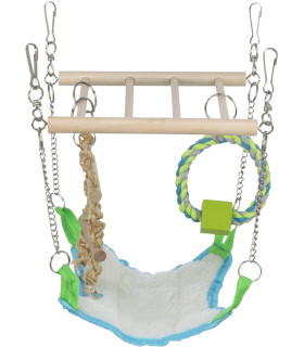 Підвісний міст для хом'яка Trixie гамак з іграшками, 17x22x15 см Trixie 6298 - 1 - 4011905062983 2