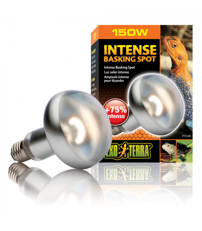 Лампа тераріумна ExoTerra DAYLIGHT BASKING SPOT для тераріумних тварин денна обігріваюча дзеркальна S30/150ВТ Exo Terra - 1 - 01
