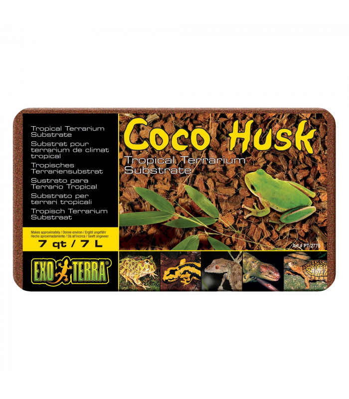 Субстрат ExoTerra Coco Husk для тераріумних тварин 7л Exo Terra - 1 - 015561227759