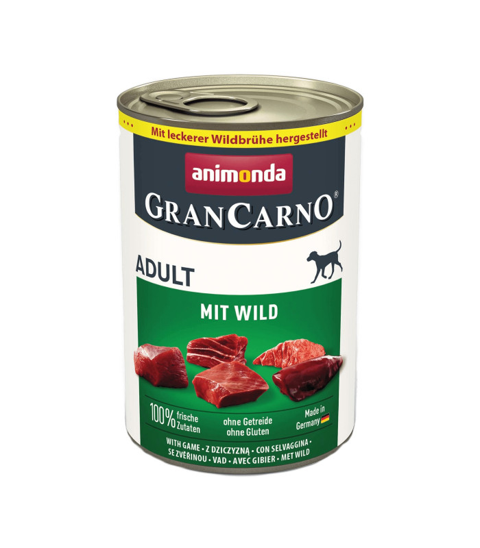 Корм вологий для собак Animonda GranCarno Adult Game з дичиною Animonda 82478 - 1 - 4017721824781