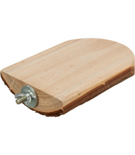 Платформа з гвинтовим кріпленням Trixie з деревної кори для гризунів 10x15 см Trixie 62250 - 1 - 4011905622507