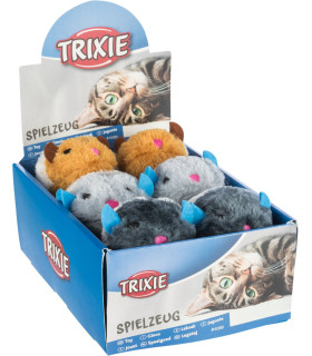 Мишка вібруюча для котів Trixie Wriggle заводна, плюшева 8 см Trixie 4089 - 1 - 4011905408910 2