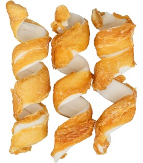 Курячі жувальні палички Trixie Denta Fun Chicken Chewing Curl bulk ласощі для собак Trixie 31473 - 2 - 4011905314730
