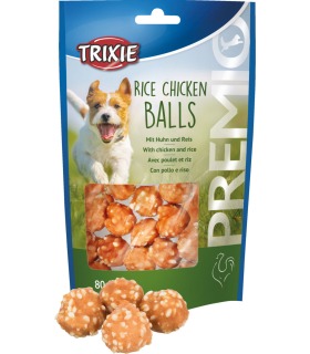 Кульки з куркою та рисом Trixie Premio Rice Chicken Balls ласощі для собак 80г Trixie 31701 - 1 - 4011905317014 2