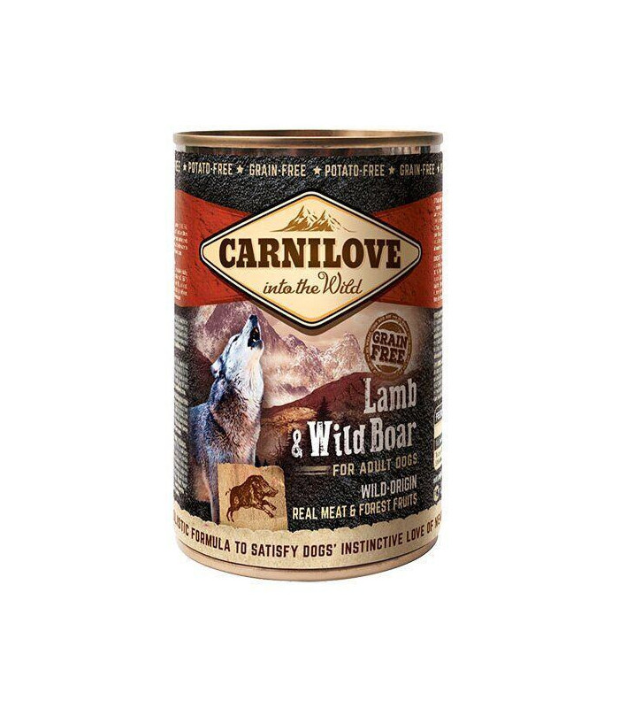 Корм Carnilove Lamb&Wild Boar консервований для собак Карнілав ягнятиною та кабаном 400г Carnilove - 1 - 8595602511631