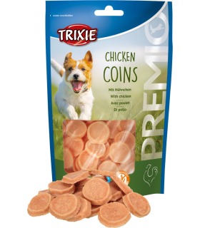 Монетки з курячою грудкою Trixie Premio Chicken Coins ласощі для собак 100 г Trixie 31531 - 1 - 4011905315317 2