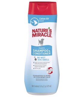Шампунь - кондиціонер для цуценят 8in1 Nature's Miracle аромат бавовни 473 мл 8in1 680538USA - 1 - 018065284143