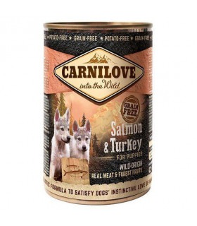 Корм Carnilove Salmon&Turkey консервований для цуценят Карнілав з лососем та індичкою 400г Carnilove - 1 - 8595602511624
