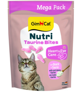 Вітаміни із сиром і таурином GimCat NUTRI TAURINE BITES QUARK для котів 425 г GimCat G-419671 - 1 - 4002064419671