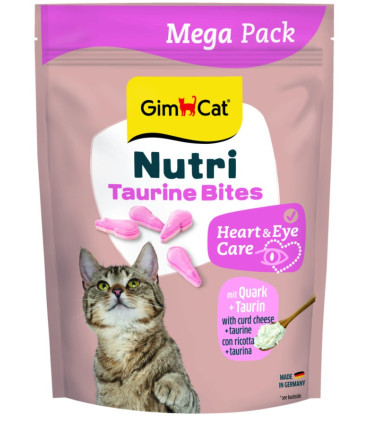 Вітаміни із сиром і таурином GimCat NUTRI TAURINE BITES QUARK для котів 425 г GimCat G-419671 - 1 - 4002064419671
