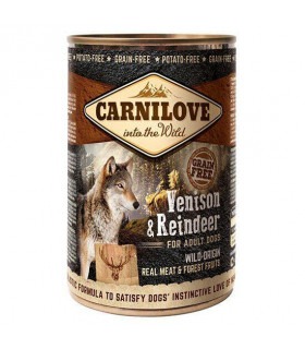 Корм Carnilove Venison&Reindeer консервований для собак Карнілав з північним оленем 400г Carnilove - 1 - 8595602511655