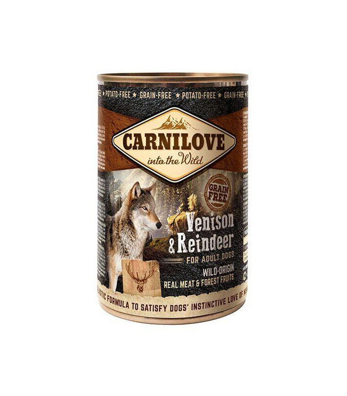 Корм Carnilove Venison&Reindeer консервований для собак Карнілав з північним оленем 400г Carnilove - 1 - 8595602511655