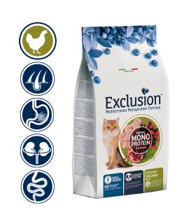 Сухий корм для стерилізованих котів з курятиною Exclusion Sterilized Chicken Exclusion - 1 - 