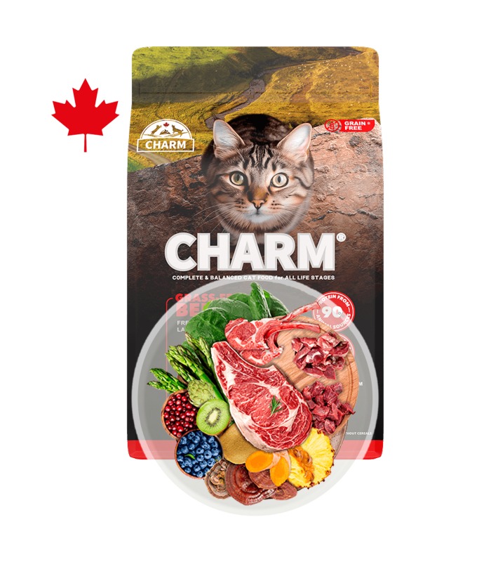 Сухий корм для котів беззерновий Charm Grass-Fed Beef яловичина вільного випасу CHARM - 1 - 