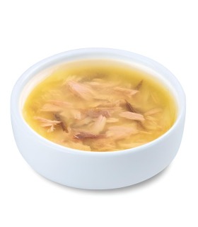 Суп для котів зі шматочками філе лосося та тунця Wanpy Meat Broths Salmon&Tuna, пауч 50 г Wanpy - 1 - 6927749871712 2