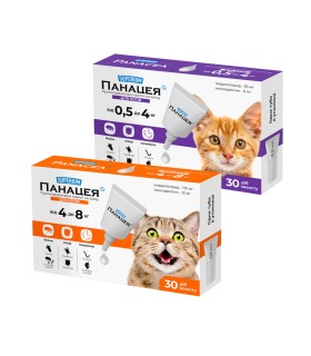 Краплі від бліх, кліщів та гельмінтів для котів СУПЕРІУМ Панацея SUPERIUM - 1 - 