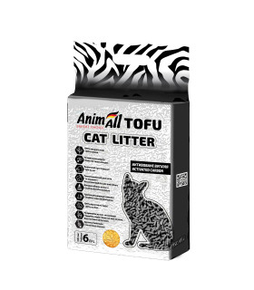 Наповнювач соєвий для котячого туалету AnimAll Tofu Carbon, з активованим вугіллям AnimAll - 1 -  2