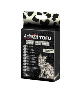 Наповнювач соєвий для котячого туалету  AnimAll Tofu Classic без аромату AnimAll - 1 -  2