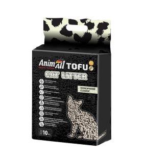 Наповнювач соєвий для котячого туалету  AnimAll Tofu Classic без аромату AnimAll - 1 -  2