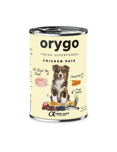 Консерва для собак усіх порід з курятиною та морквою Orygo Chicken Pate