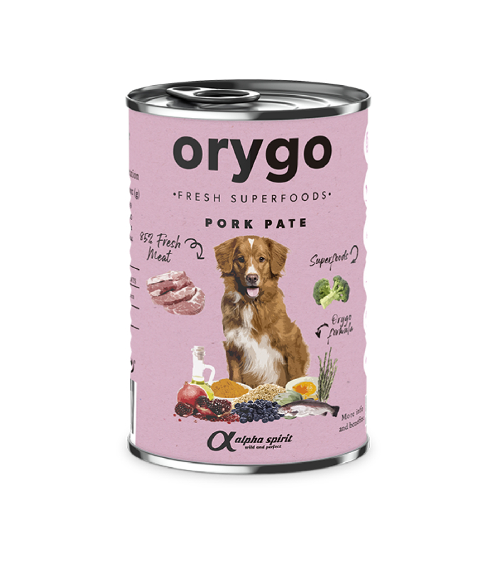 Консерва для собак усіх порід Orygo Pork Pate, Світ Корму