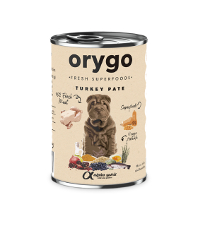 Консерва для собак з індичкою та гарбузом Orygo Turkey Pate, 400 г
