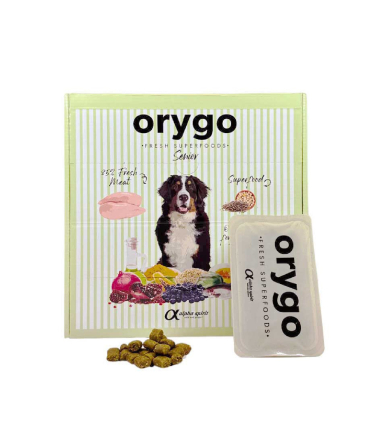 Напіввологий корм для стареньких собак усіх порід Orygo Senior з курятиною та бобовими, Світ Корму