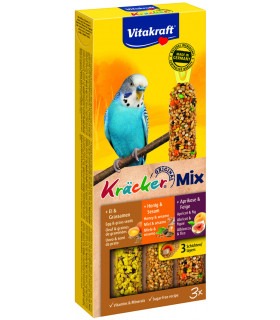 Ласощі Vitakraft для декоративних папуг Вітакрафт крекер з медом фруктами та яйцем 3шт/упак Vitakraft - 1 - 4008239212313