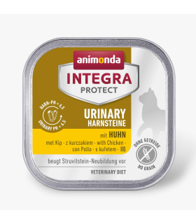 Вологий корм для котів при сечокам'яній хворобі Animonda Integra Protect Urinary Struvit з куркою